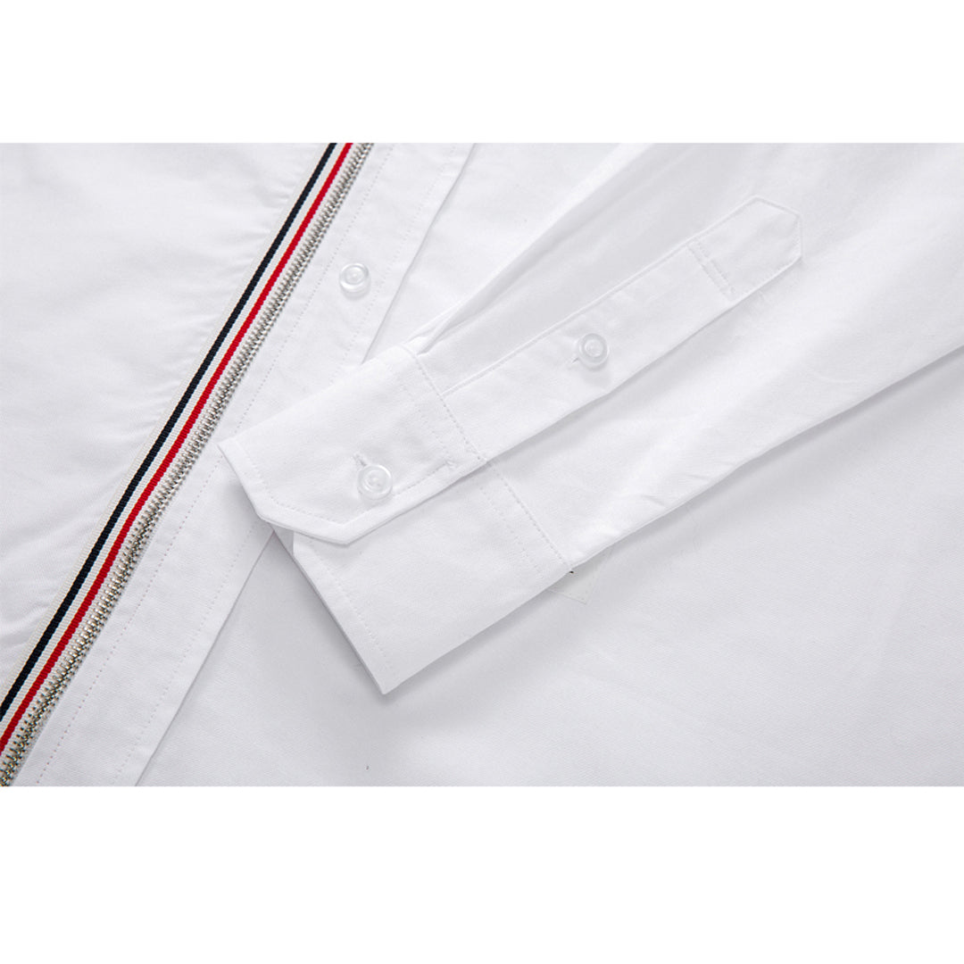 Men's Solid shirt by Thom Browne, shirt detail view