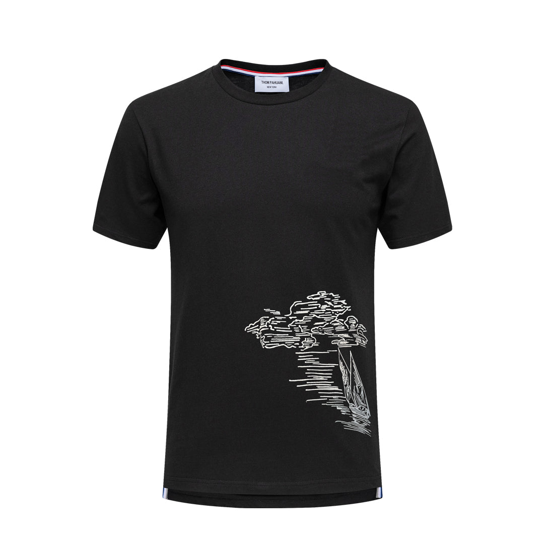 Men's Printing T-shirts by Thom Browne, product detail view