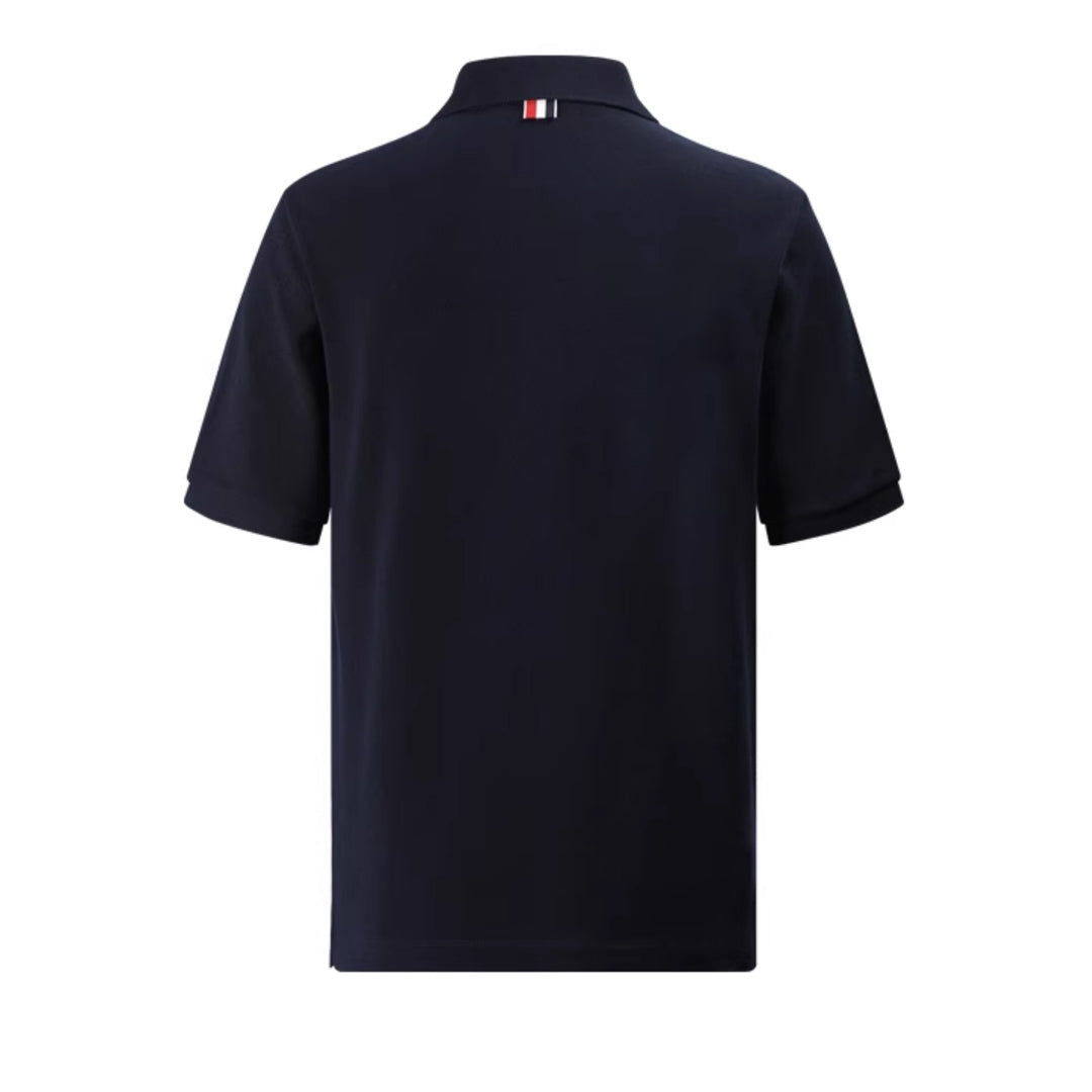 embroidery T-shirt by Thom Browne, product detail view