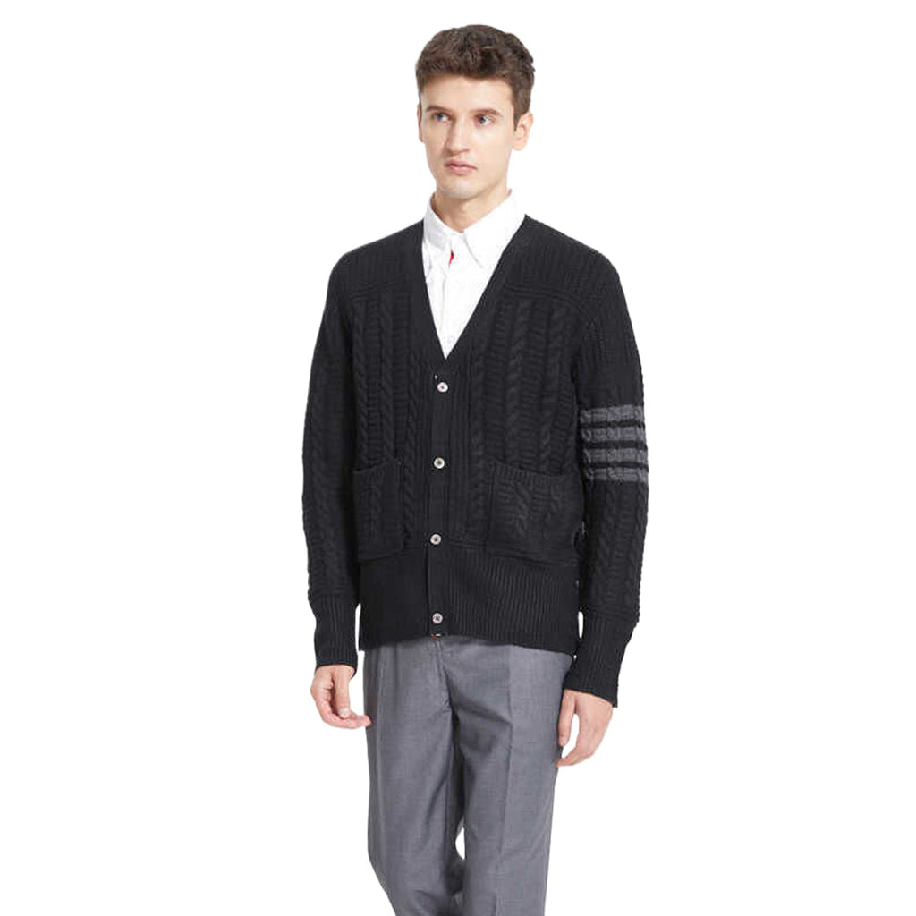 Men's Sweaters by Thom Browne, knitwear detail view