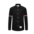 Men's Loose shirt Coat by Thom Browne, shirt detail view