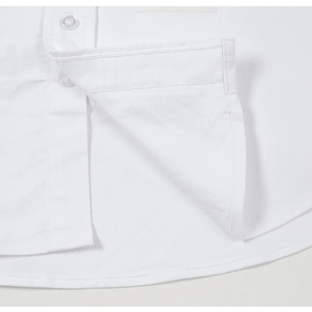 Men's Embroidered Shirt by Thom Browne, shirt detail view