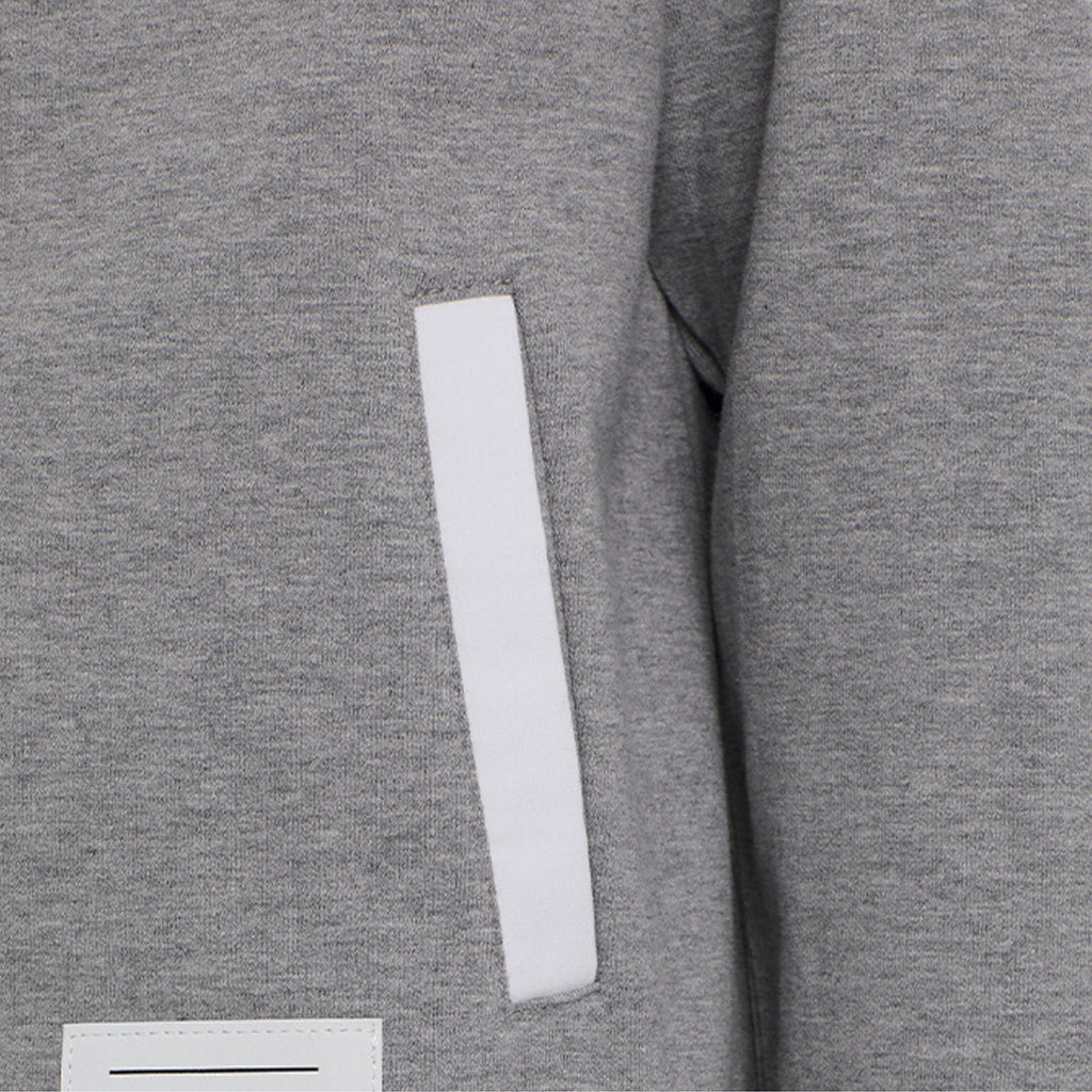 4 - Bar Athletic Hoodie - Premium Sports Zip - Up Sweatshirt by Thom Browne, garment detail view