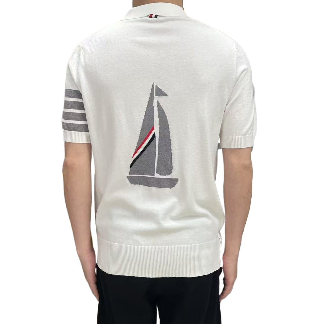 Men's T-Shirt by Thom Browne, product detail view