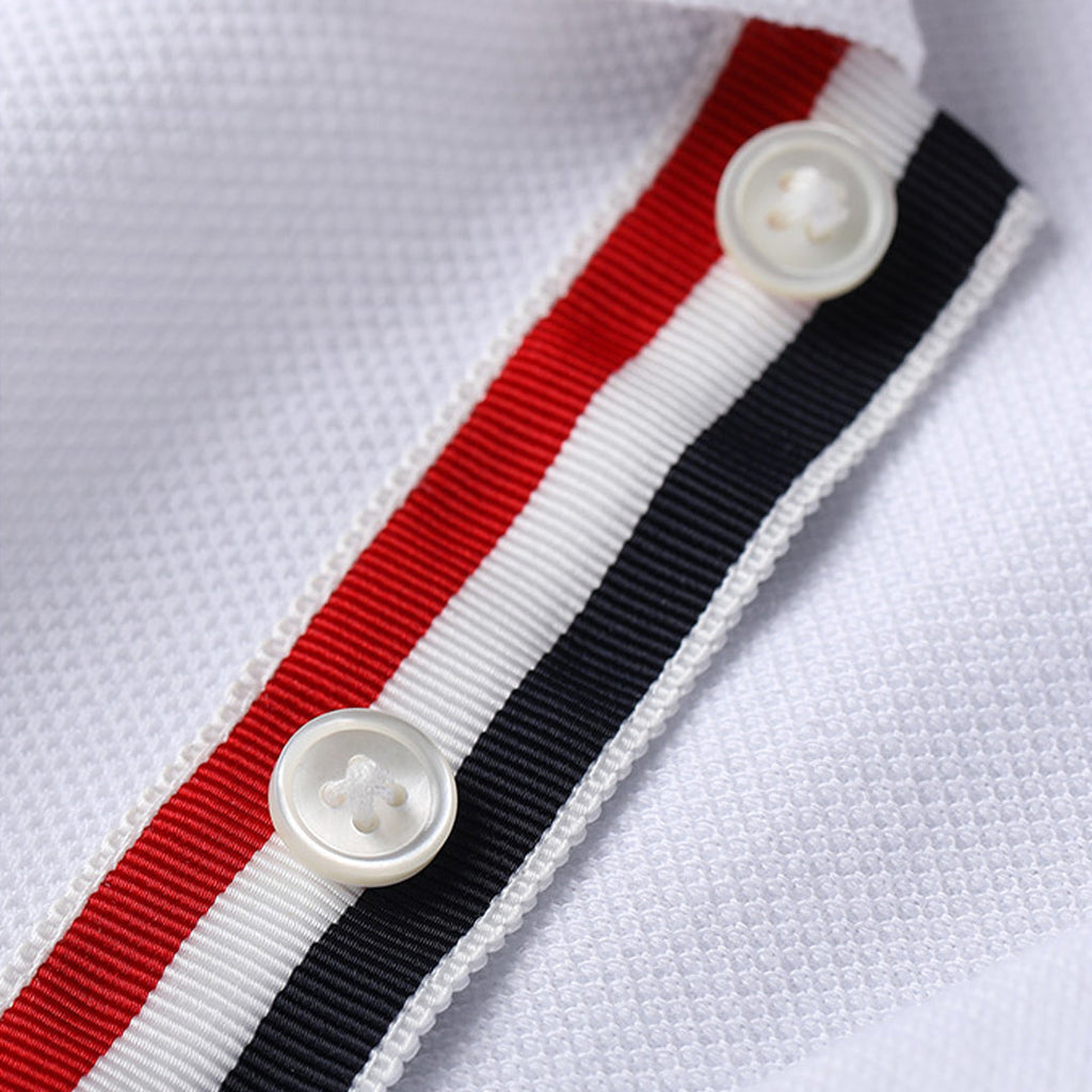 embroidery T-shirt by Thom Browne, product detail view