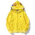 BAPE Shark Yellow Zipper Hoodie - image 1