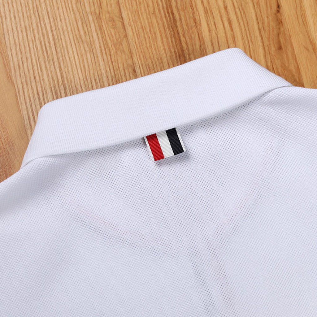 embroidery T-shirt by Thom Browne, product detail view