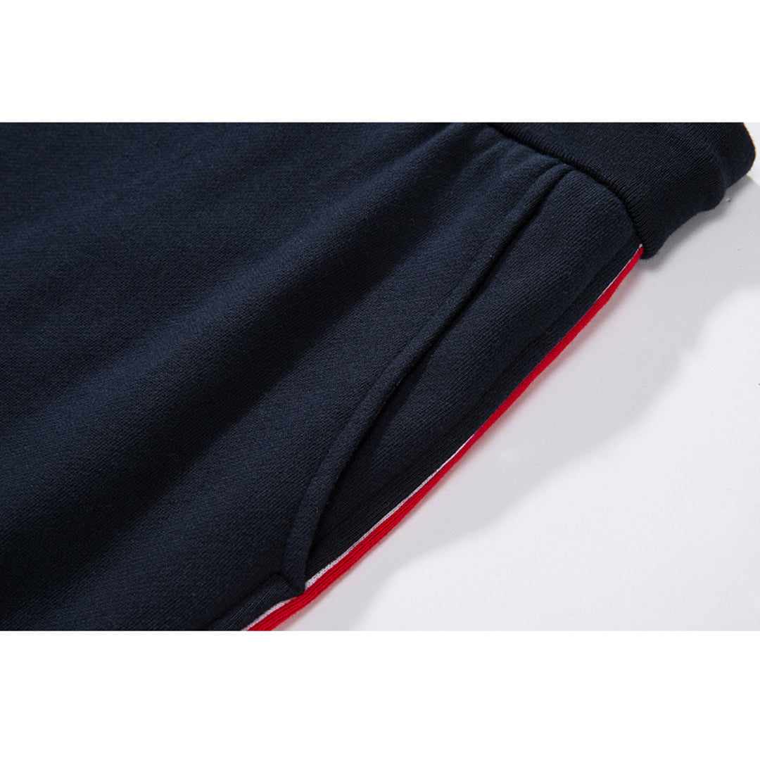 Thom Browne Style Unisex Casual Sweatpants with Signature Four-Bar Detail - Image 7