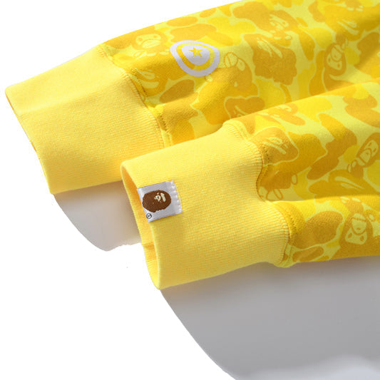 BAPE Shark Yellow Zipper Hoodie - image 7
