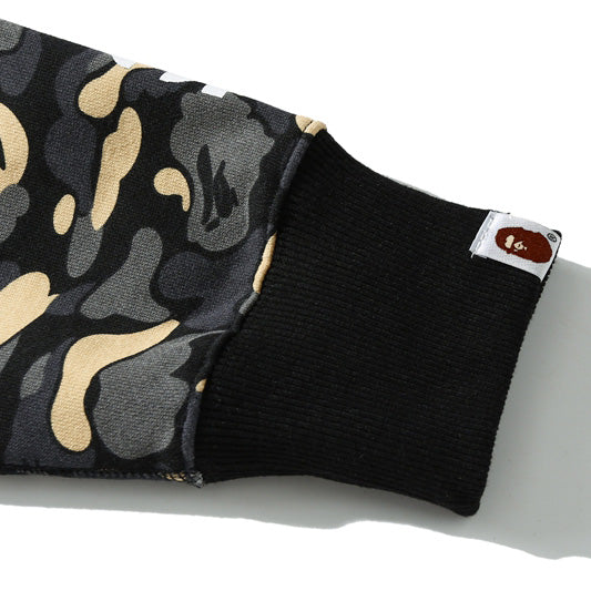 BAPE Camo Shark Zipper Double Hoodie - image 6