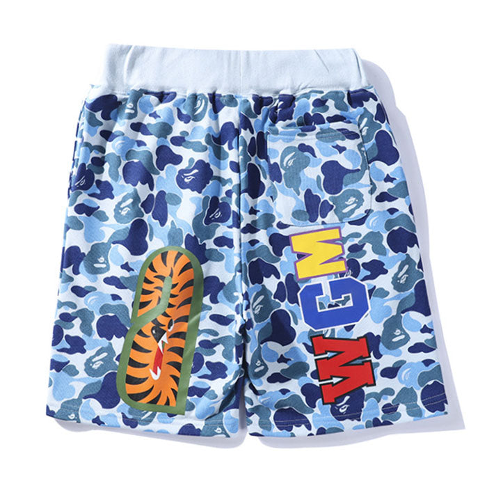 BAPE Double-hat Big ABC Camo Shark Hoodie - image 12
