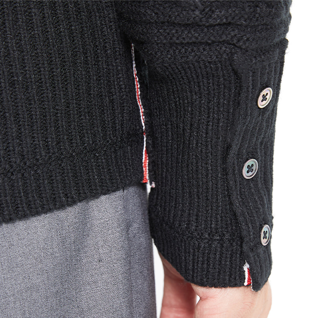Men's Sweaters by Thom Browne, knitwear detail view