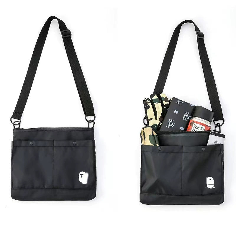 BAPE Nylon Graphic Crossbody Shoulder Bag - Detail View 3