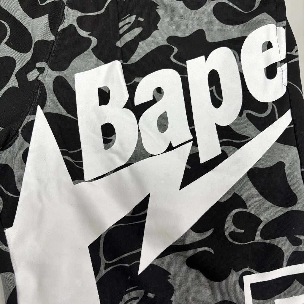 BAPE Lightning Camo Unisex Casual Shorts