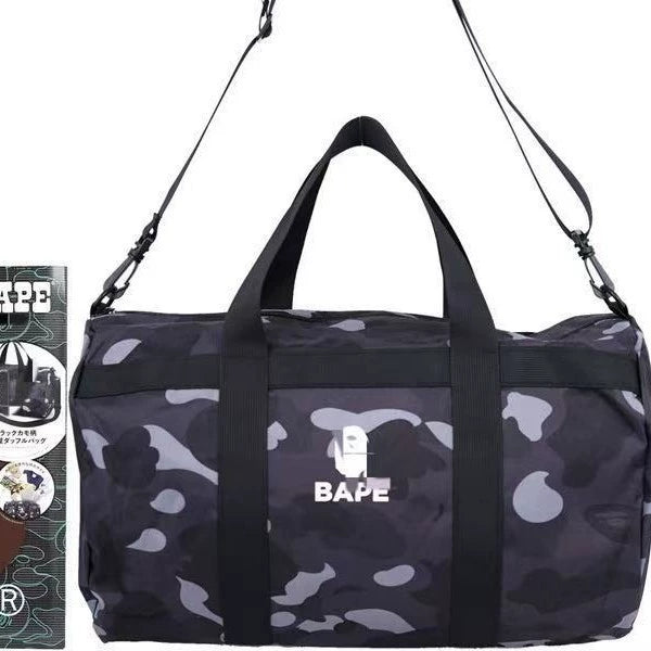 BAPE Camo Nylon Gym Duffel Bag - Detail View 2
