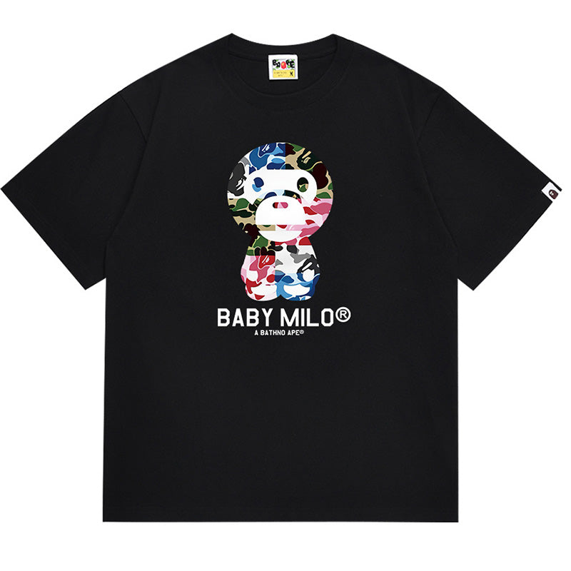BAPE ABC Camo Crazy Baby Milo Tee - image 2