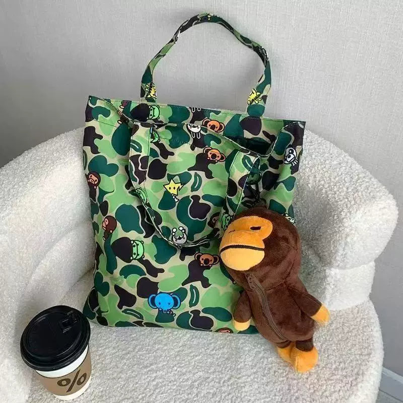 Baby Milo Camo Cartoon Crossbody Shoulder Bag - Detail View 5