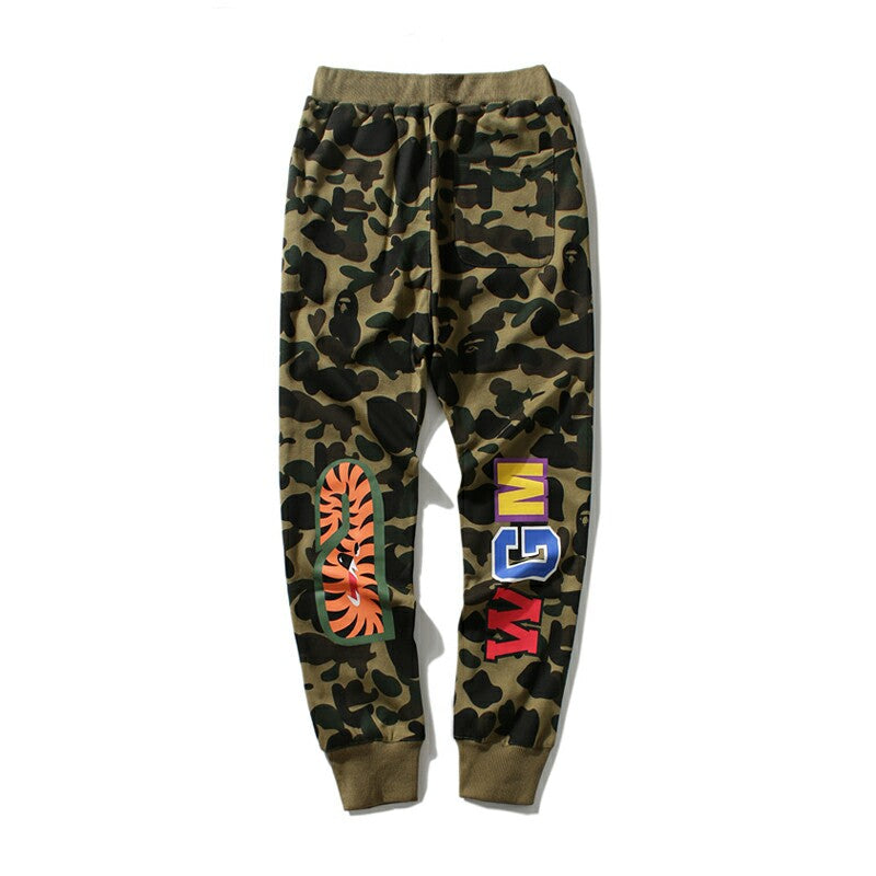 BAPE Shark Camo Terry Sweatpants – Unisex
