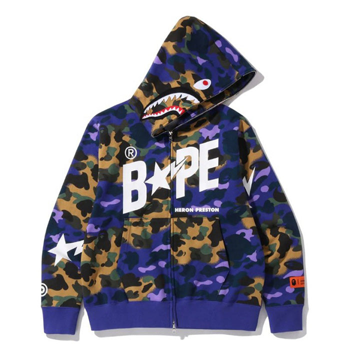 BAPE Star Camo Shark Hoodie - image 2
