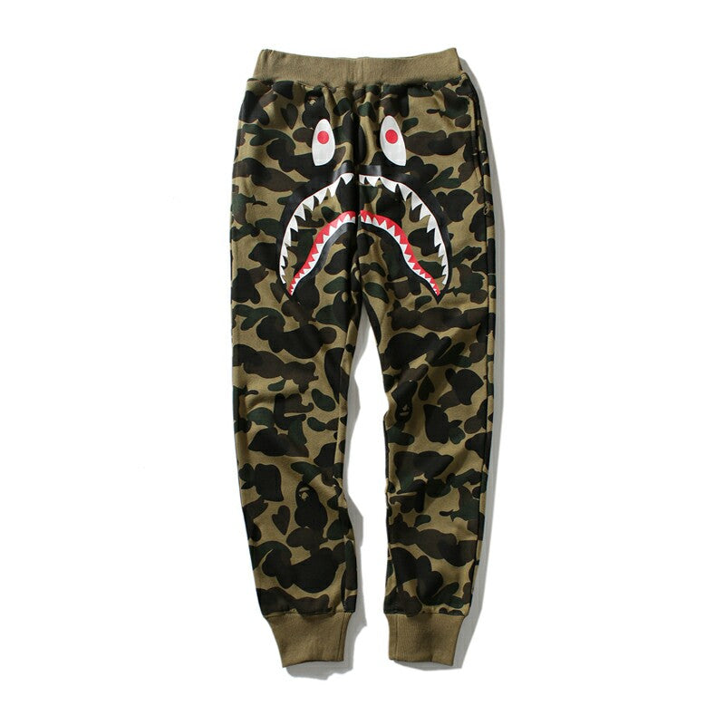 BAPE Shark Camo Terry Sweatpants – Unisex