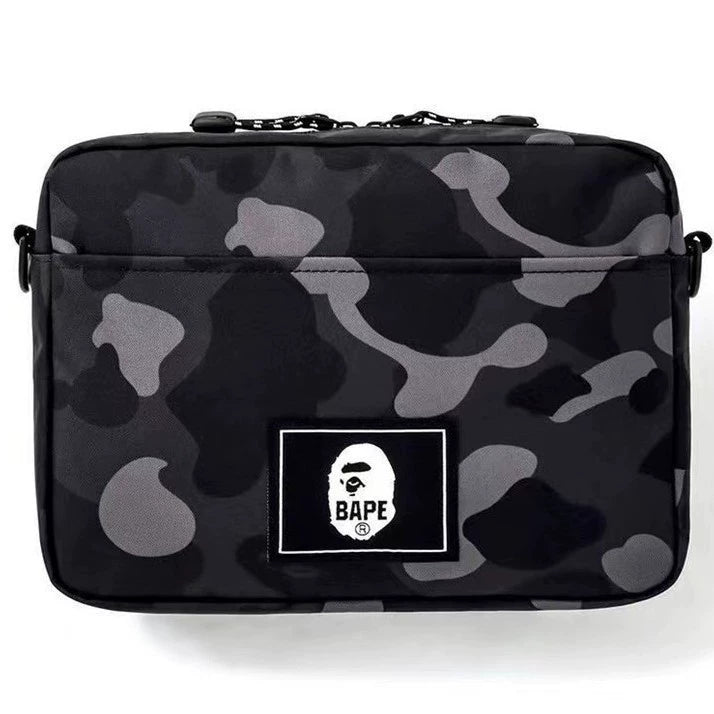 Camo Plush Crossbody Shoulder Bag - Detail View 2