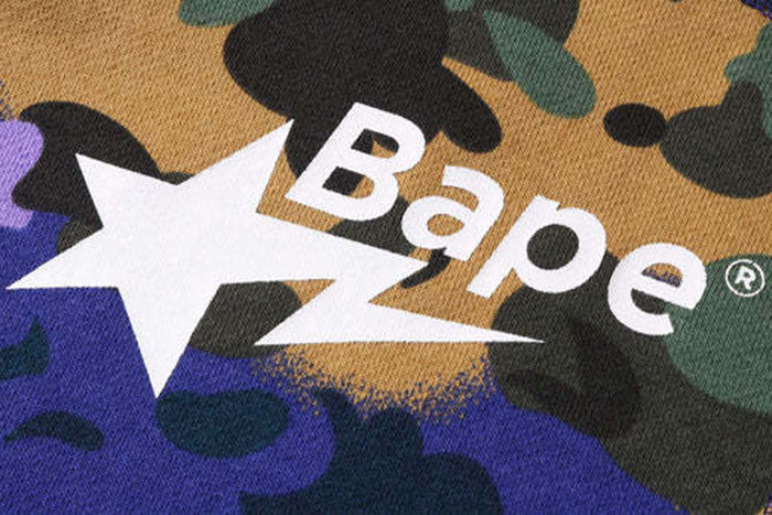 BAPE Star Camo Shark Hoodie - image 5
