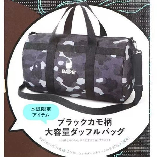 BAPE Camo Nylon Gym Duffel Bag - Detail View 4