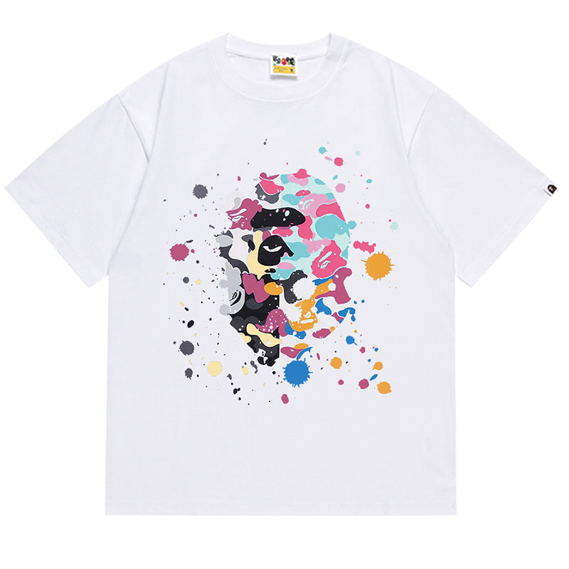 BAPE Splash Print Short-Sleeved Tee - image 2