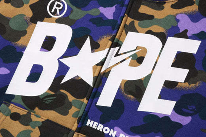 BAPE Star Camo Shark Hoodie - image 6