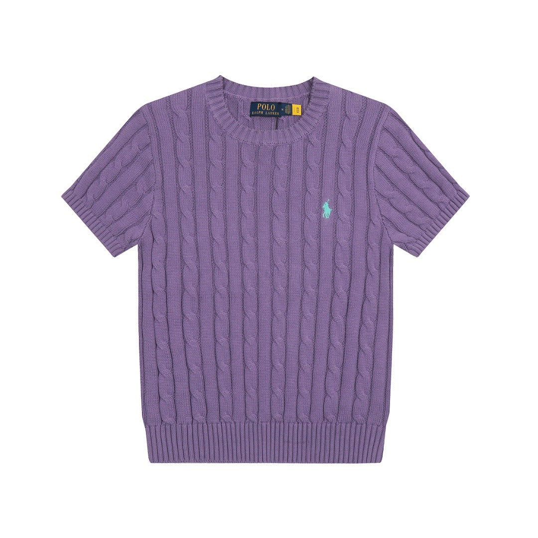 Ralph Lauren Women‘s Crewneck Knit T-shirt
