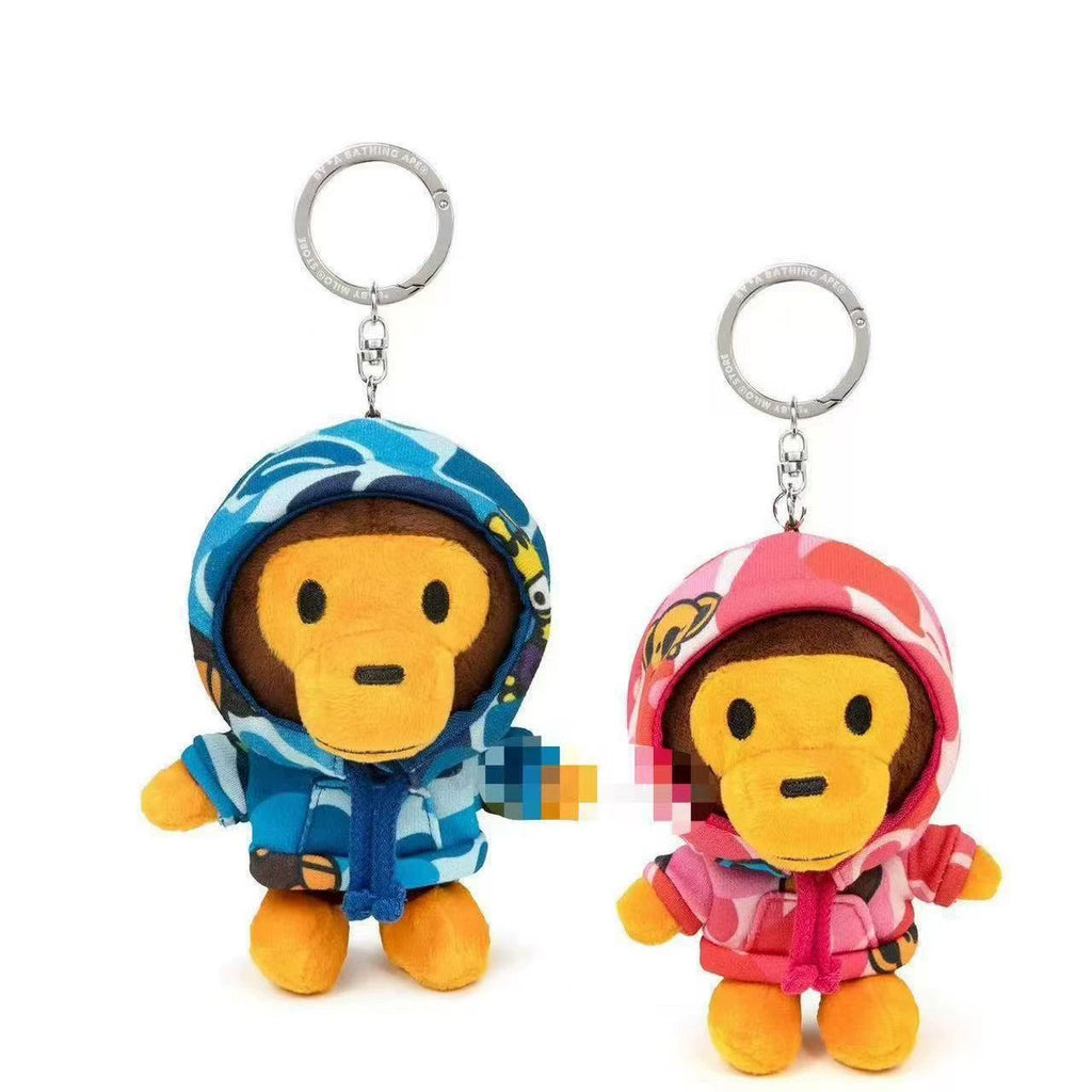Baby Milo Camo Cartoon Plush Keychain Charm - Detail View 5