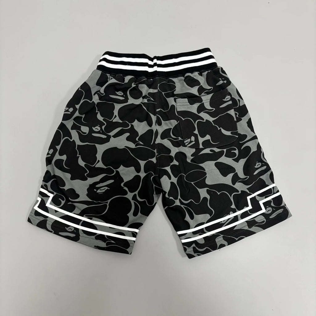 BAPE Lightning Camo Unisex Casual Shorts
