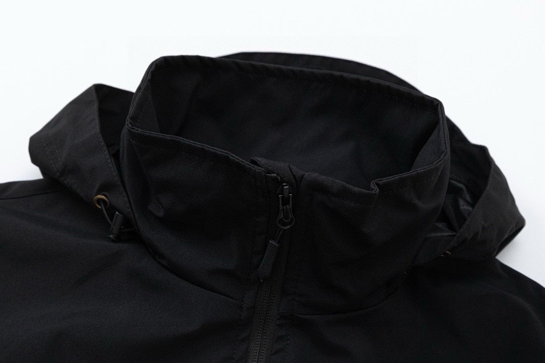 Stone Island Dual-Badge Nylon Waterproof Shell Jacket
