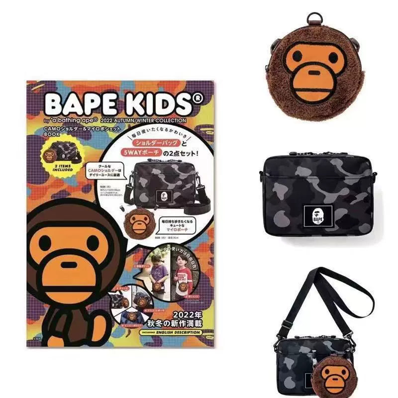BAPE Camo Nylon Crossbody Shoulder Bag Edition 2113 - Detail View 3