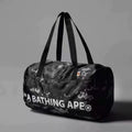 BAPE Camo Gym Duffel Bag - Black Camo Gym Bag - View 1