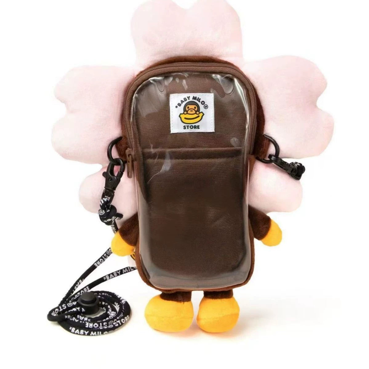 Baby Milo Cartoon Plush Crossbody Shoulder Bag - Detail View 3