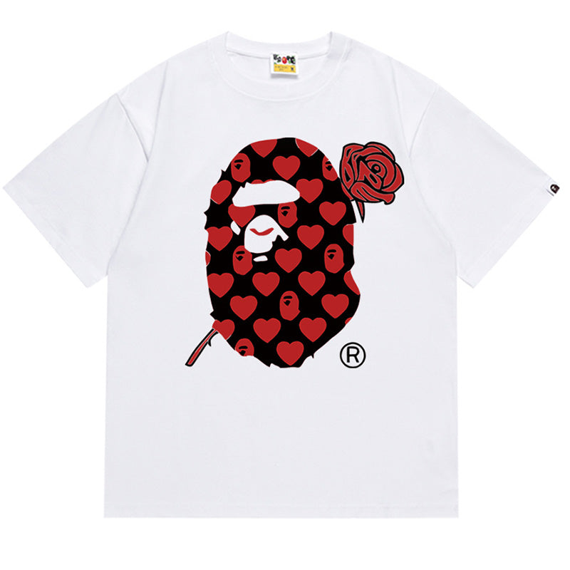 BAPE Valentine Ape Head Tee - image 2