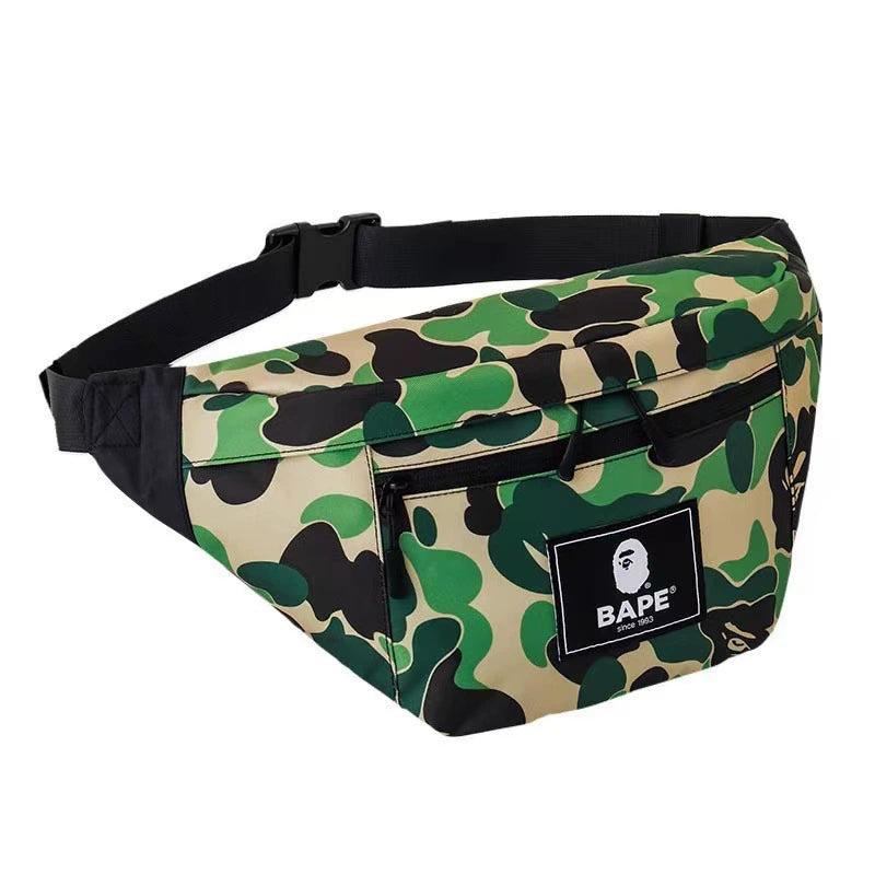 BAPE Camo Water-resistant Chest Sling Bag - Detail View 5