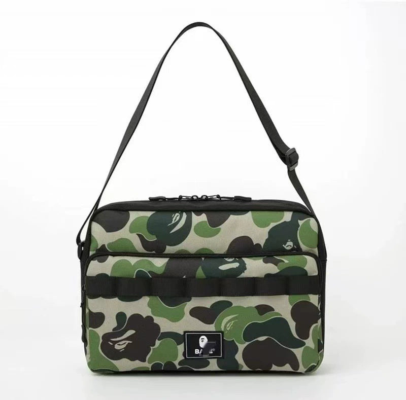 BAPE Camo Nylon Crossbody Shoulder Bag Edition 5599 - Detail View 6