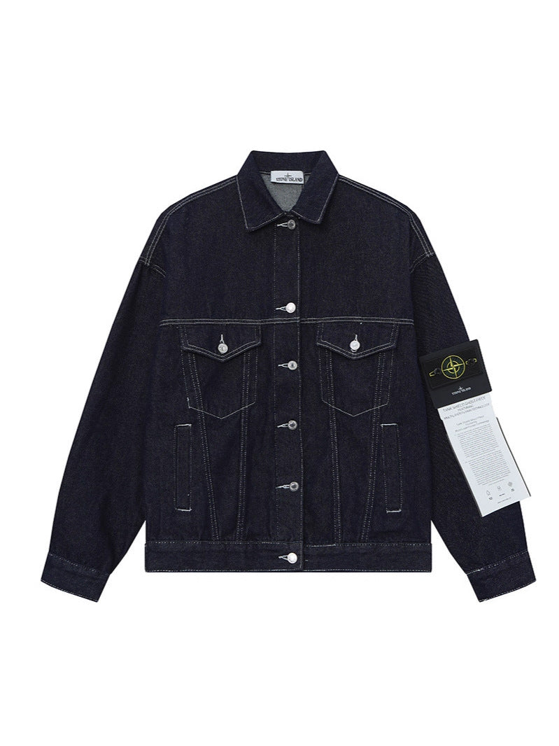 Stone Island Denim Trucker Jacket