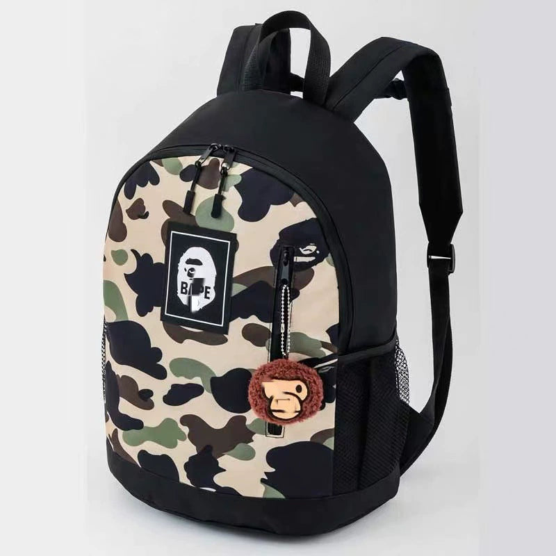 BAPE Camo Cartoon Backpack - Detail View 6
