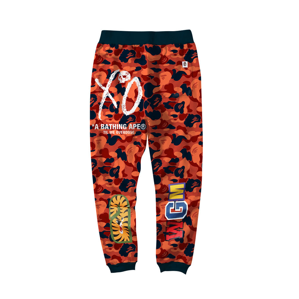 BAPE Camo Pants, Multicolor Streetwear