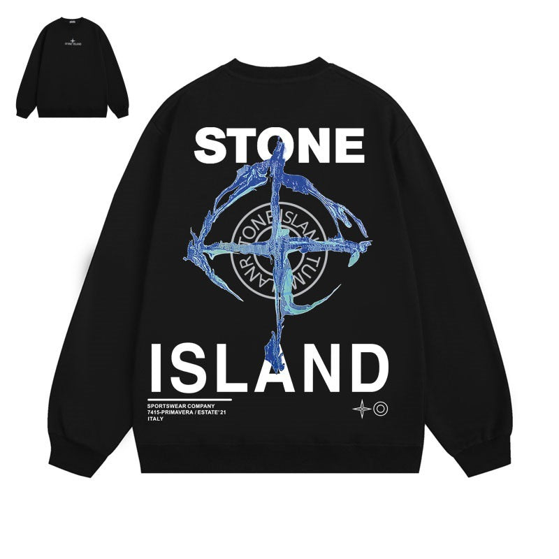 Stone Island Back-Print Crewneck Sweatshirt