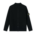 Stone Island Mock-Neck Zip-Up Knit Cardigan