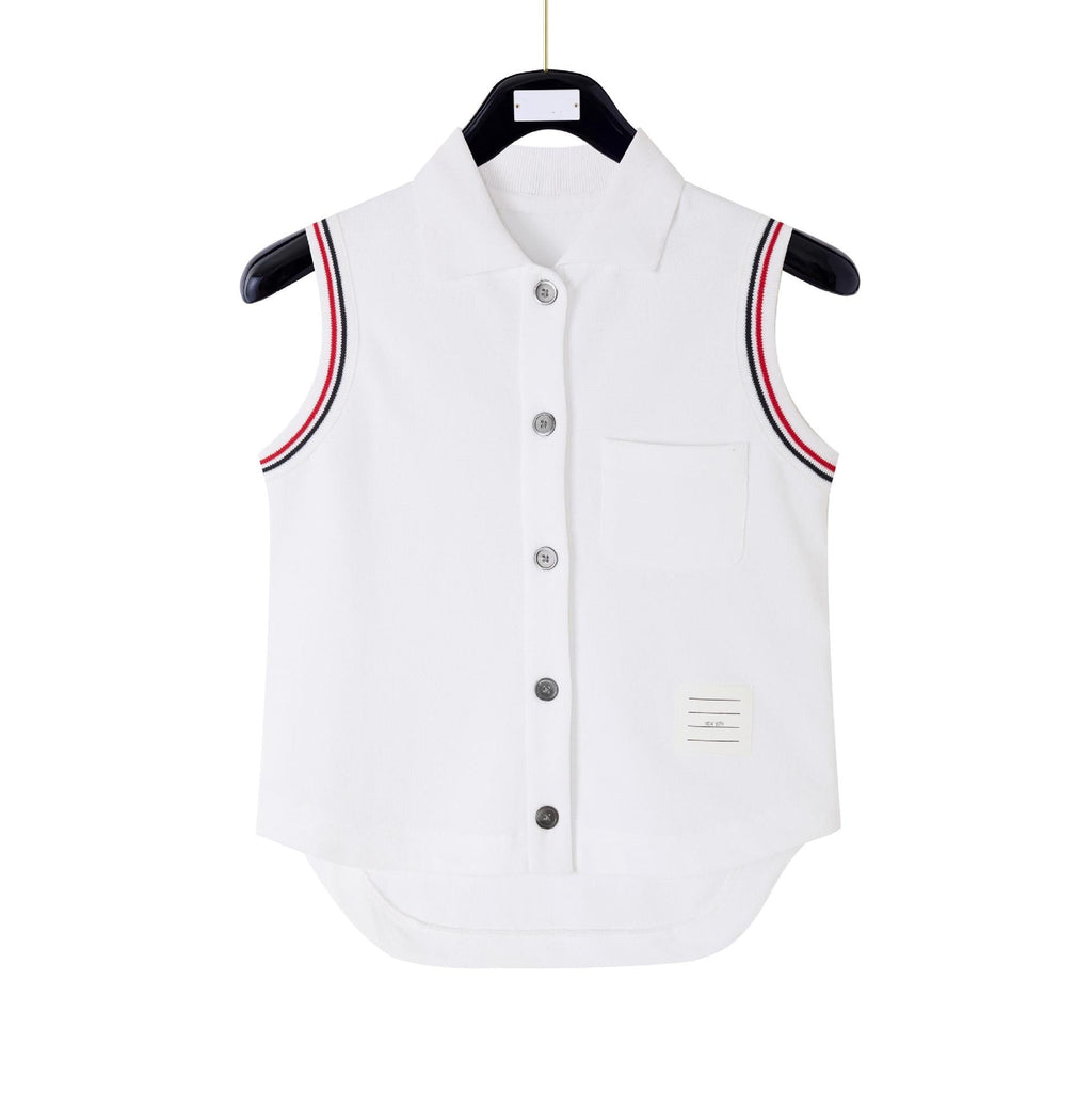 New Sleeveless Lapel Cardigan Vest - Image 5