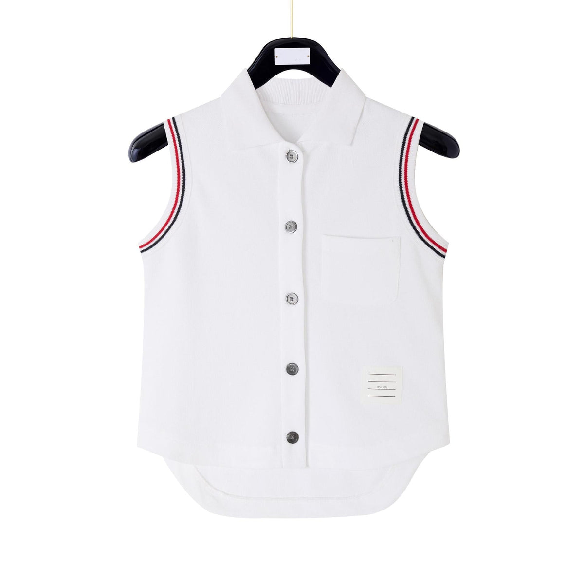 New Sleeveless Lapel Cardigan Vest - Image 5
