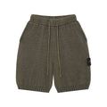 Stone Island Badge Washed Knit Shorts