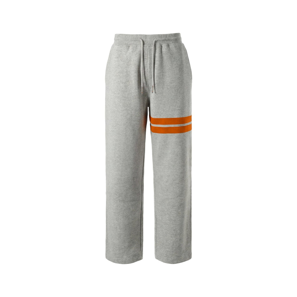 Thom Browne Style Casual Unisex Sweatpants with Signature Four-Bar Detail - Image 3