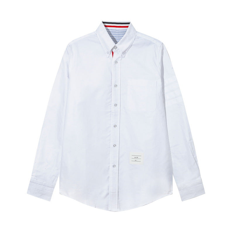 Men's shirt by Thom Browne, shirt detail view