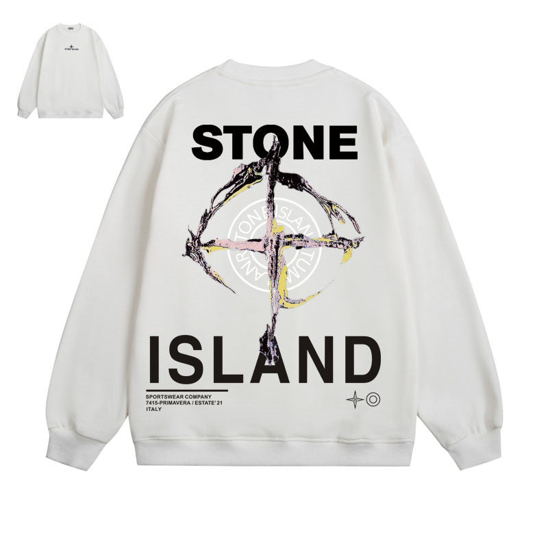 Stone Island Back-Print Crewneck Sweatshirt